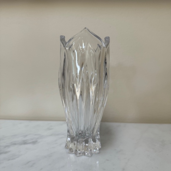 Vintage (1990-1994) Gorham "Lotus Collection" Pocket Crystal Vase West Germany - Picture 5 of 13